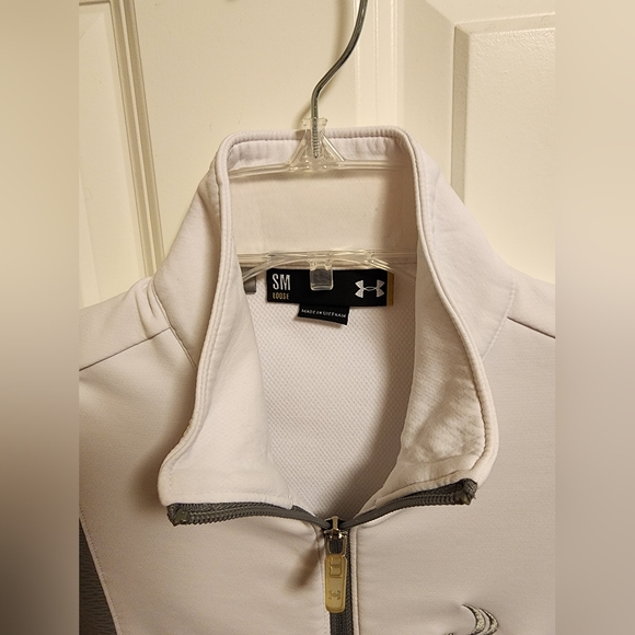 Item #:54 Under Armour Color: White with gray accent Size: S - Picture 2 of 4